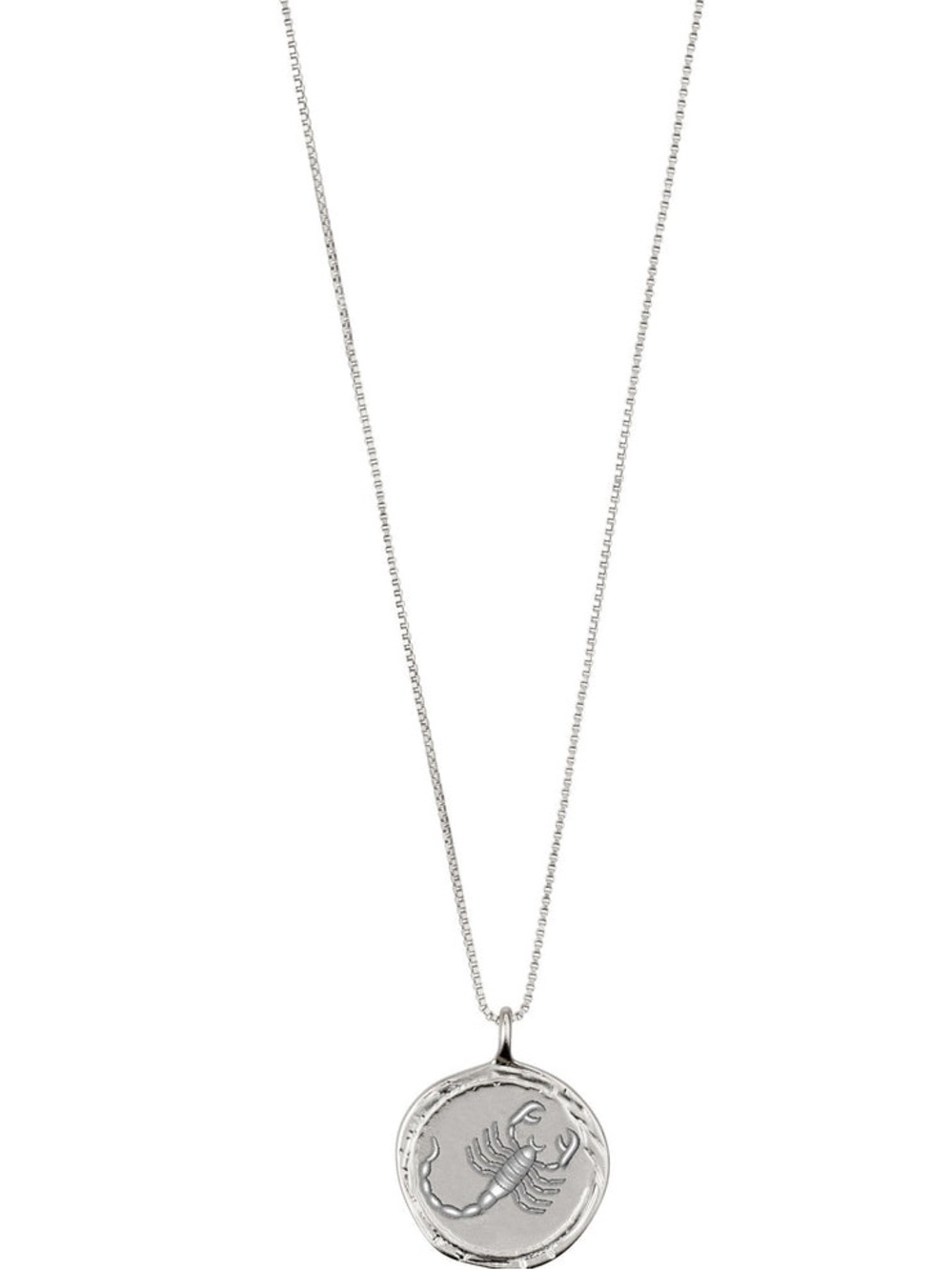 PILGRIM SCORPIO SILVER PLATED/CRYSTAL NECKLACE